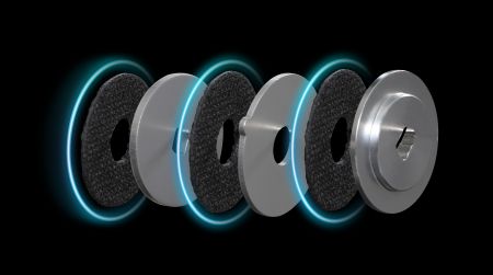 SISTEMA DI FRIZIONE IN FIBRA DI CARBONIO MULTIDISCO